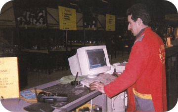 Le logiciel Cazauto au comptoir
