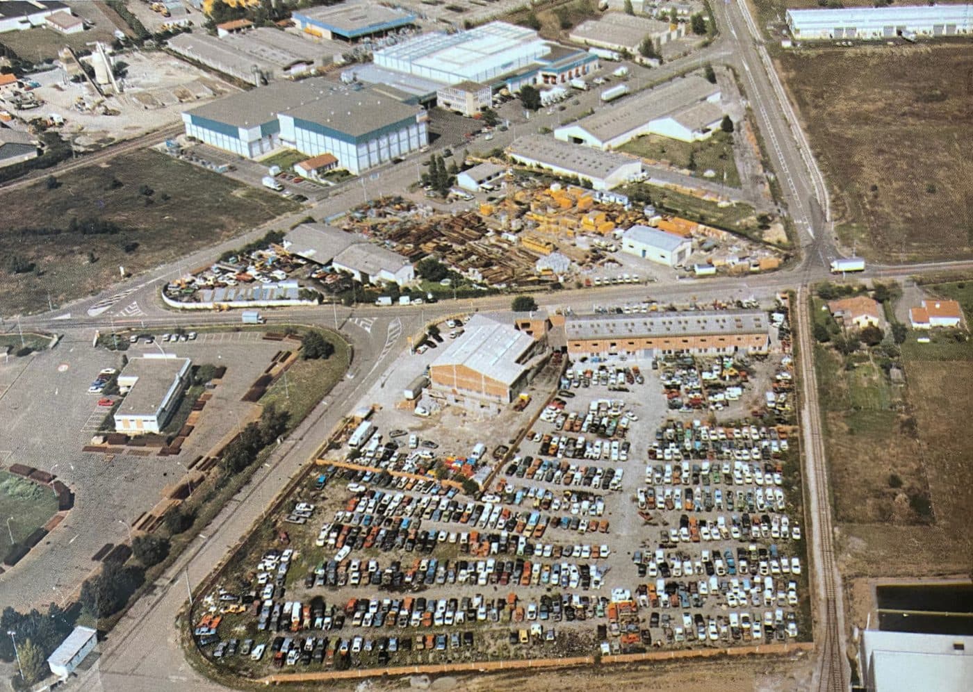 Vue aérienne du parc chemin de la Nasque