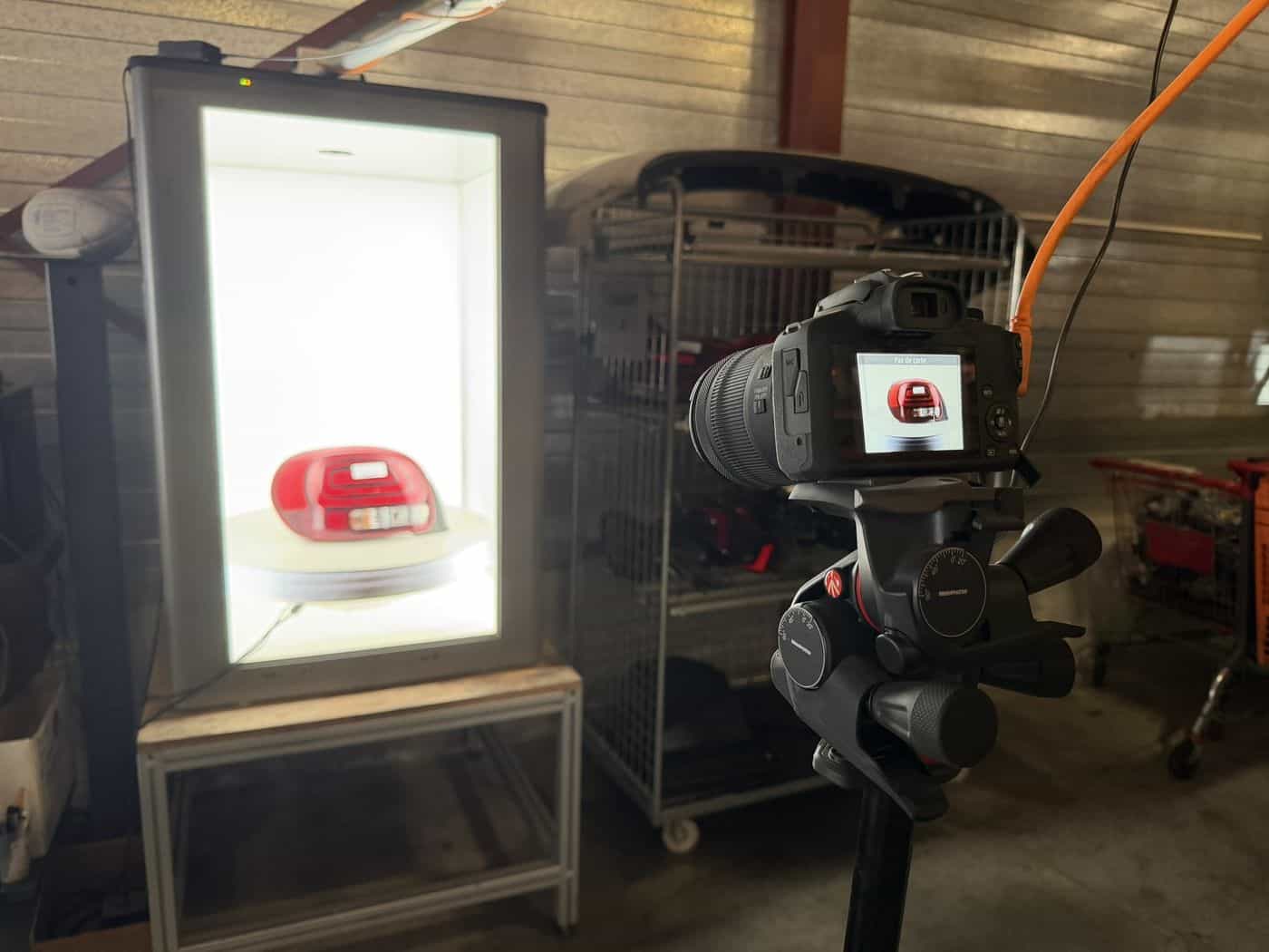 Pièce photographiée dans le studio de l'atelier
