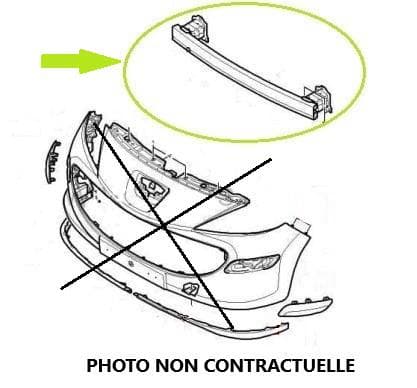 Renfort pare choc avant (traverse) Citroen C3 1 · photo 1
