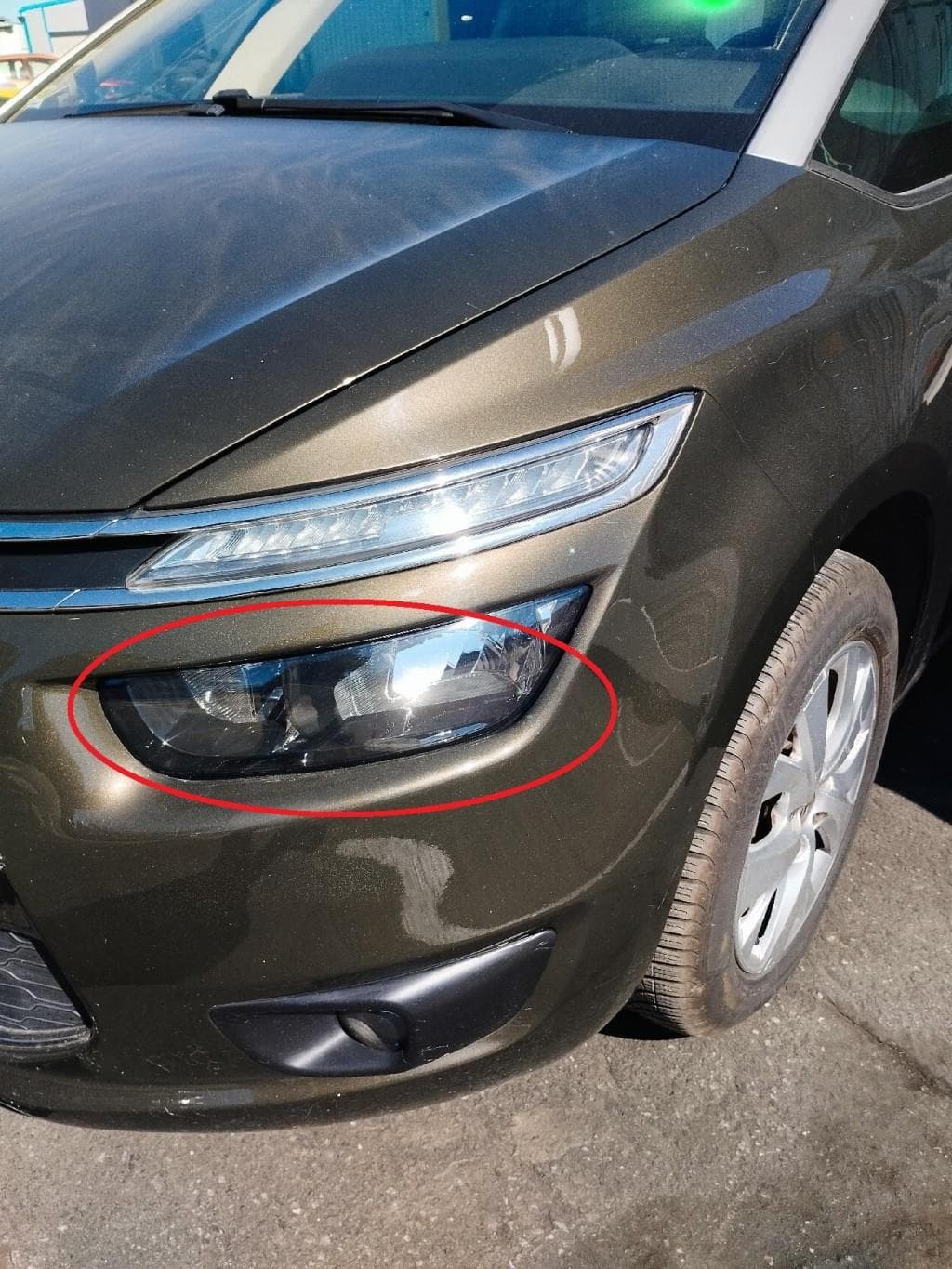 Optique avant principal gauche (feux)(phare) Citroen C4 Grand Picasso 2 · photo 1